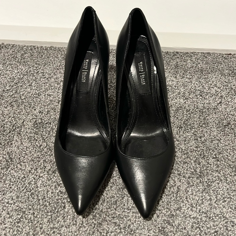 Gently Used-White House Black Market-Black women’s size 8 high heels